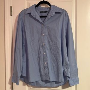 Lauren Ralph Lauren Button Down Size XL Blue